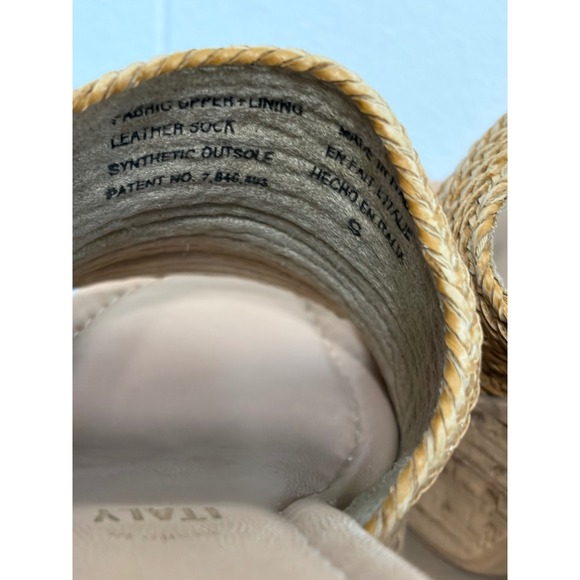 Seychelles Applause Tan Woven Platform Cork Block Heel Mules Size 9 - Picture 7 of 9